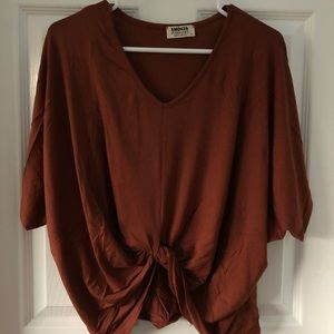 brown top